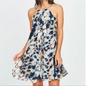 NWT BCBGeneration Tie Dye Chiffon Dress